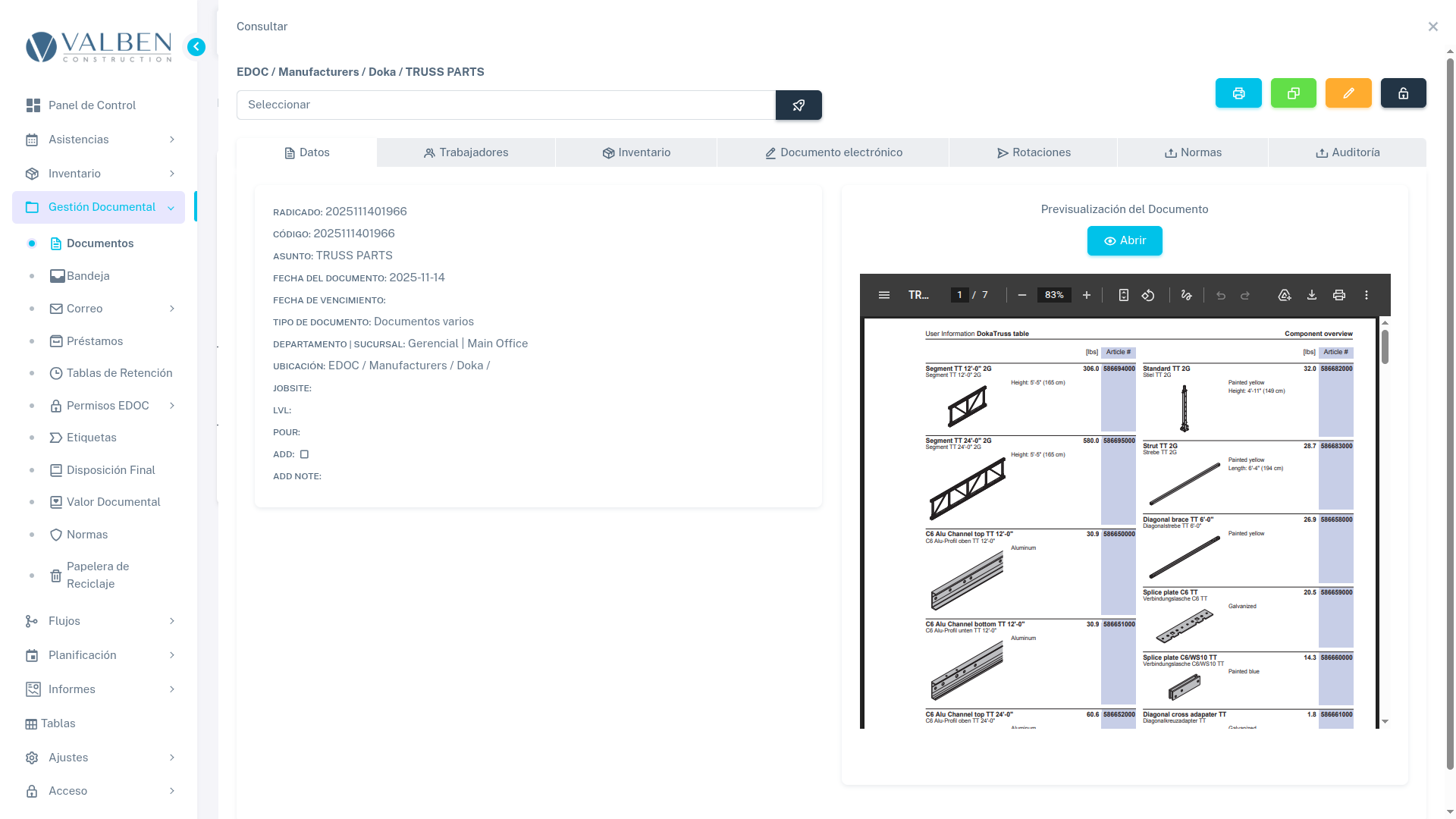 Advanced Search and Audit features