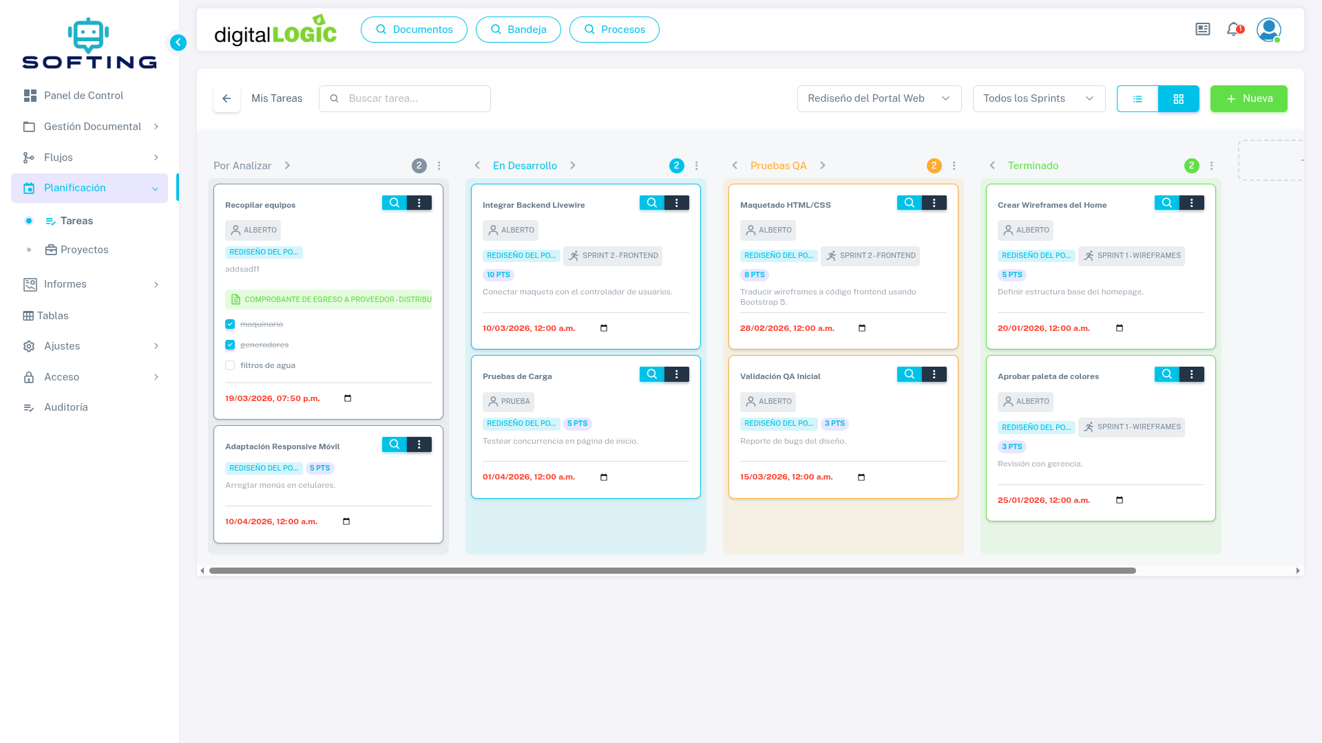 Kanban Boards and Task Details