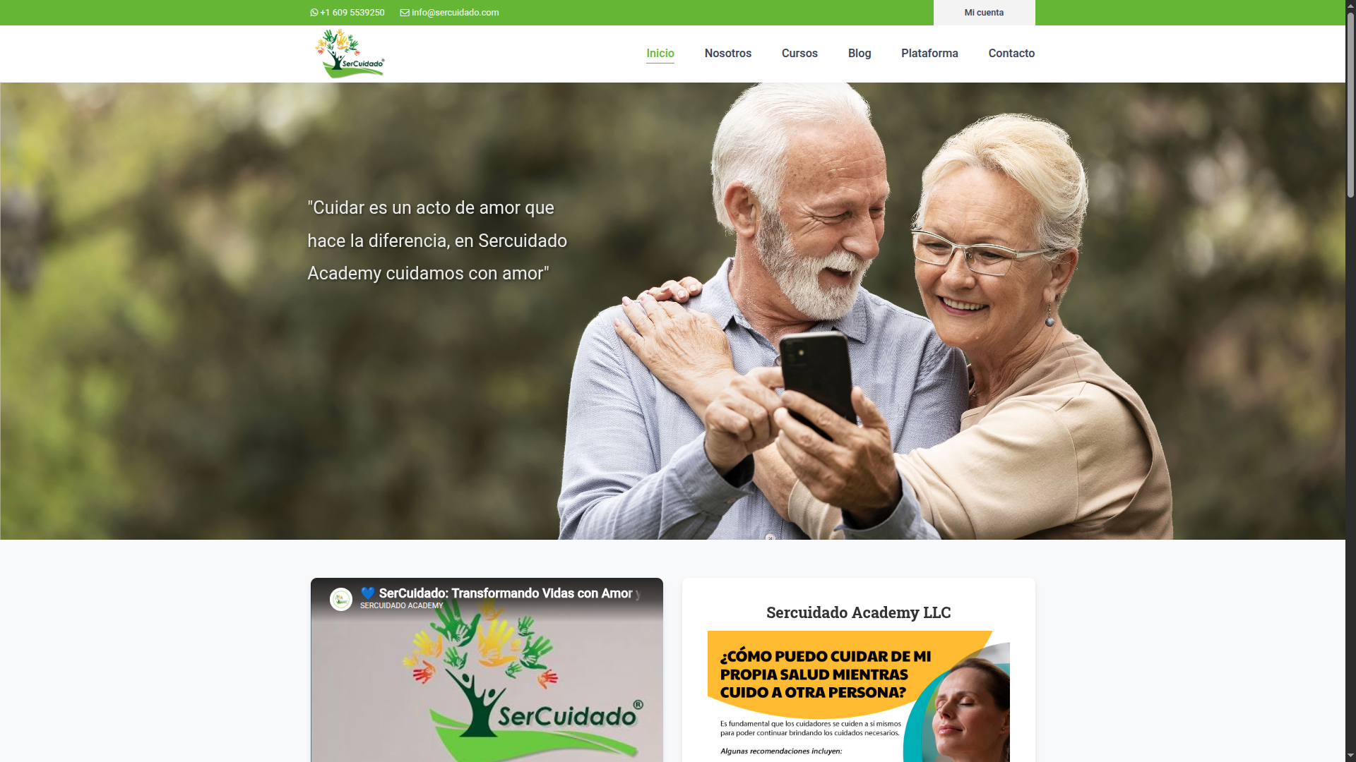 SerCuidado Website